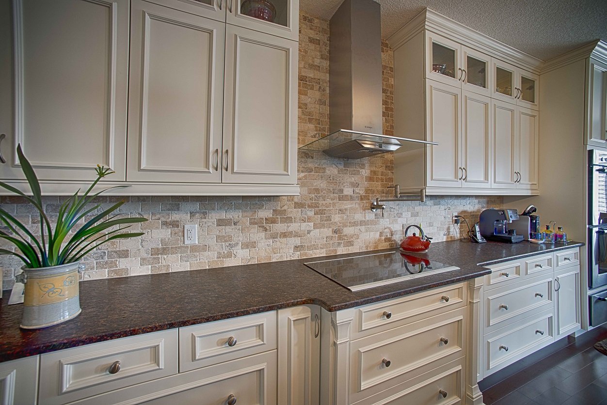 Natural Stone Kitchen Backsplash