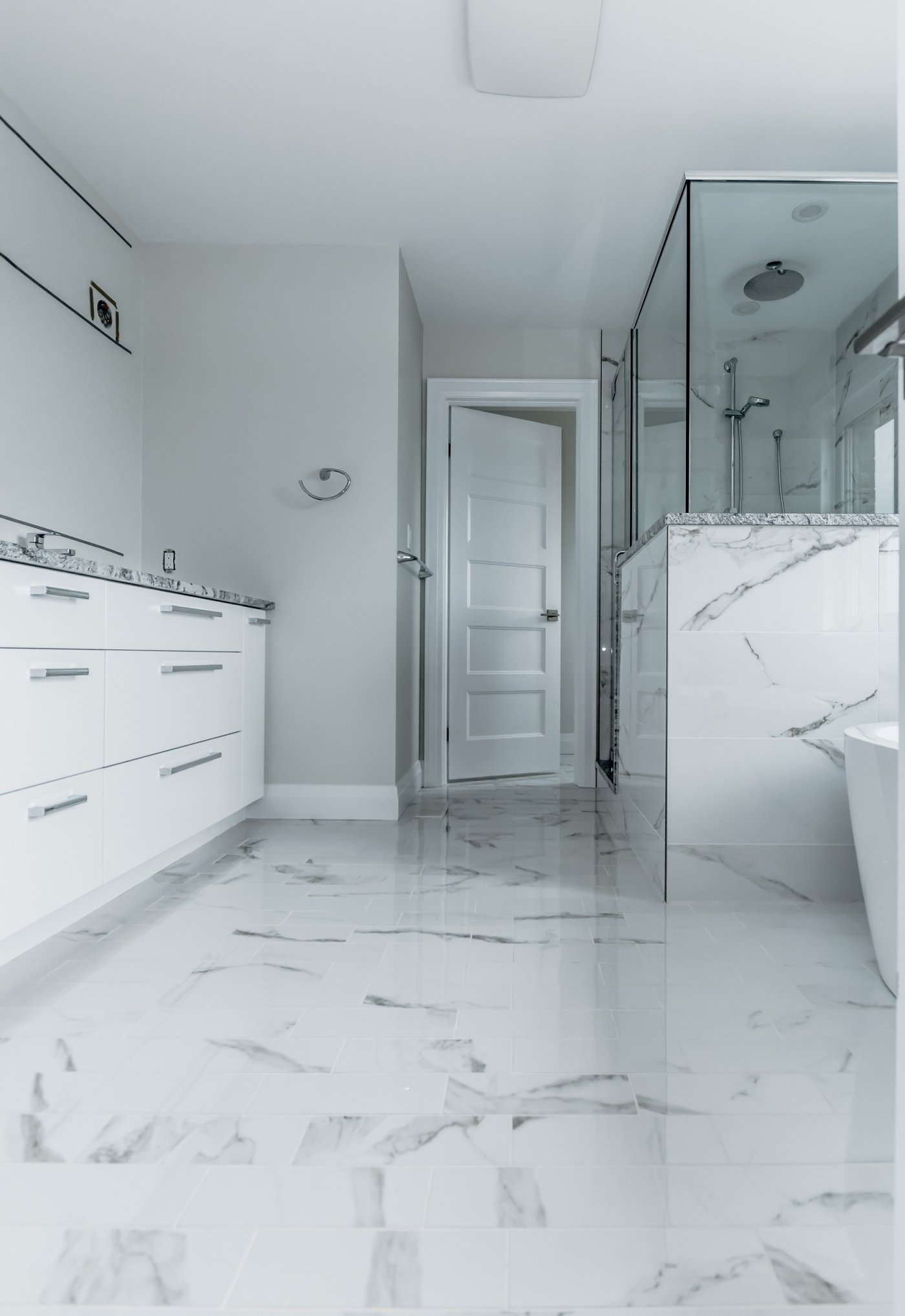 Contemporary Bathroom Floor