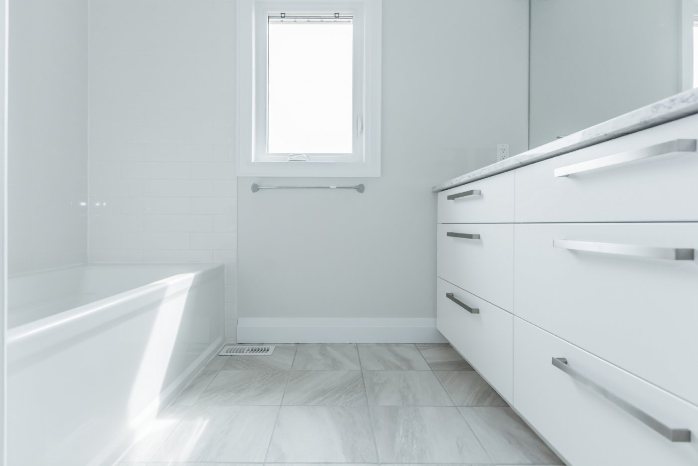 Contemporary Bathroom Floor