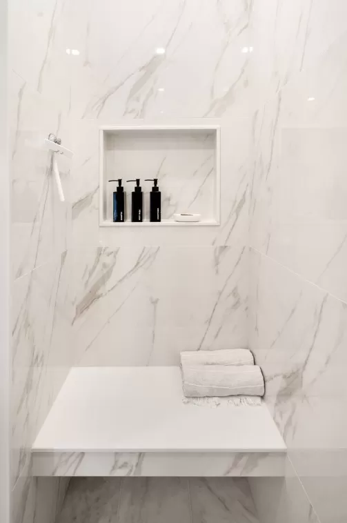 Calacatta Gold 24x48 Shower