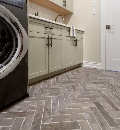 Herringbone Entranceway