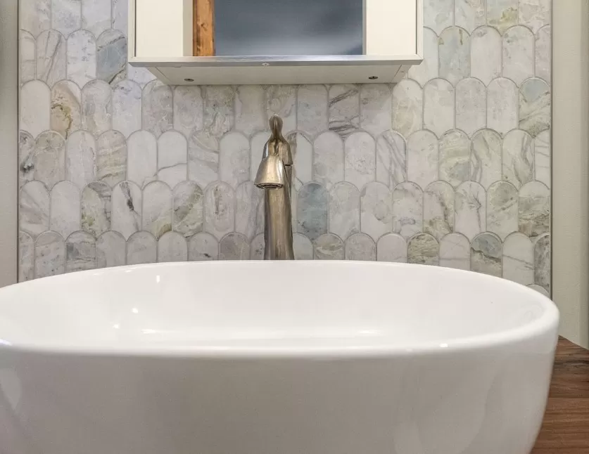 Gorgeous Marble Mosaic Feature