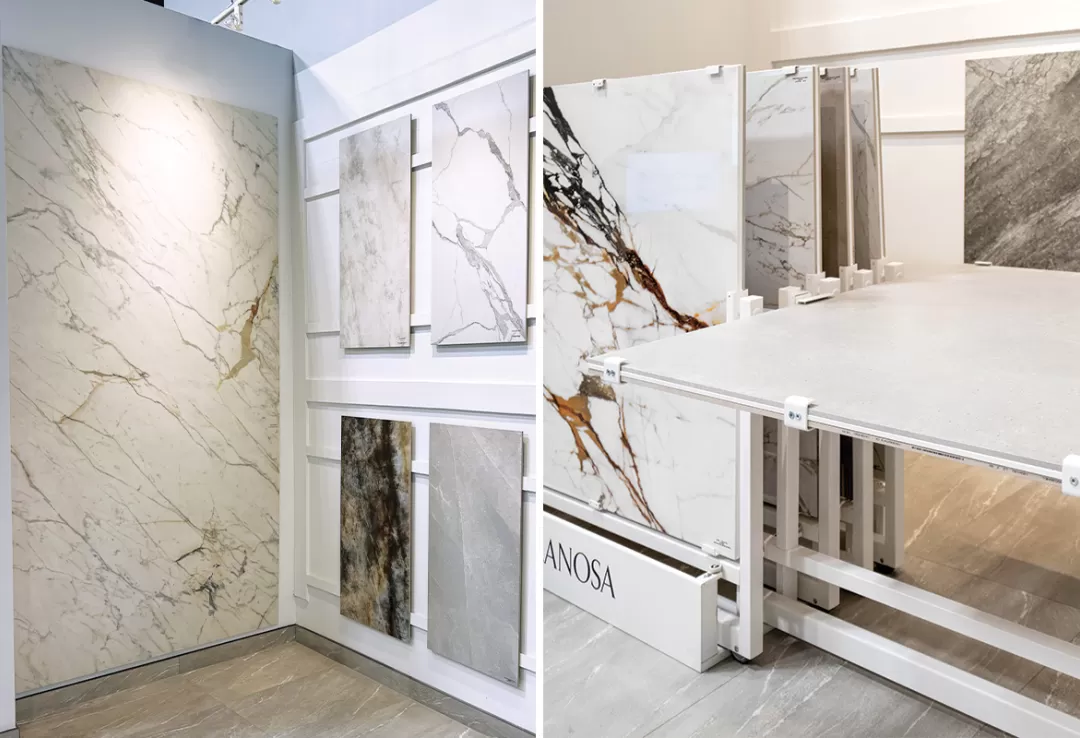 Large Format Tiles in Showroom