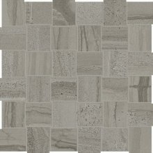 AMELIA HD SMOKE 2x2 BASKETWEAVE MOSAIC  4501-0004-0