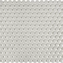 SOHO GLOSSY PENNY ROUND HALO GREY (WARM GREY) 3/4x. 12X12 SHEET **DNR  4501-0262-1