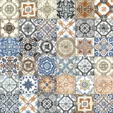 MARRAKESH COLOUR MIX MATTE 8x8 PORCELAIN 4500-0356-0