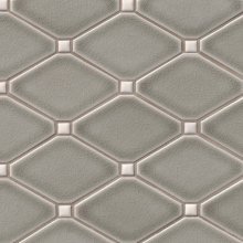 DOVE GRAY DIAMOND PATTERN 8MM 12x12 MOSAIC ** 3 WEEKS**  SMOT-PT-DG-DIAMOND