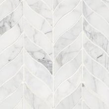 MARBLE CALACATTA CRESSA LEAF 12x12 HONED  SMOT-CALCRE-LEAFH