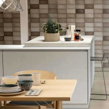 QUAYSIDE BROWN 3.9x7.9 HIGHLY VARIGATED WALL TILE  .