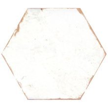 BOHEMIA LINO WHITE 8x10 HEXAGON  NANBH081001P