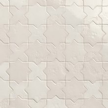 MALTA CROSS SNOW GLOSSY 6x6 MUST BE ORDERED WITH STAR  .