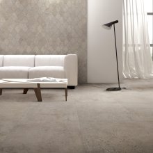 URBAN CONCRETE IVORY 24x48 MATTE  .