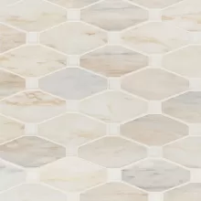MARBLE ANGORA ELONGATED OCTAGON 12x12 POL.  SMOT-ANGORA-OCTELP