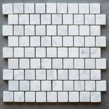 MARBLE BRICKLANE TUMBLED CARRERA 1.25x1.25 MOSAIC (FULL BOXES ONLY) STN-BLT-006
