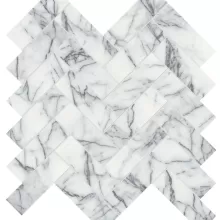 MARBLE LILAC VOLTA 1.25x4 HERRINGBONE MOSAIC 5001-0330-0