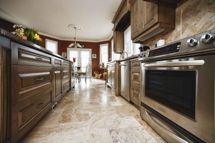 Contemporary Kitchen Floor