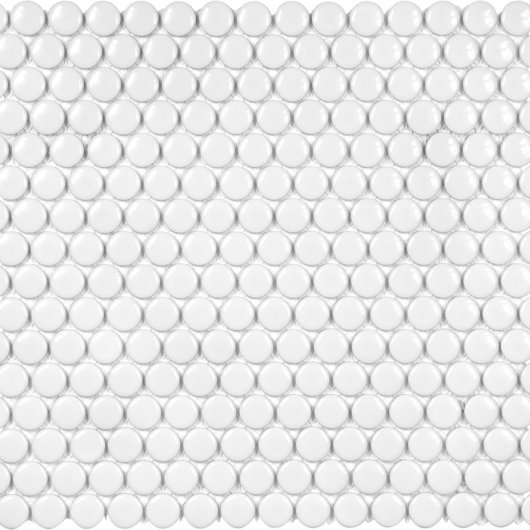 SOHO GLOSSY PENNY ROUND CANVAS WHITE (WHITE) 3/4x. 12 X12 SHEET  4501-0263-1