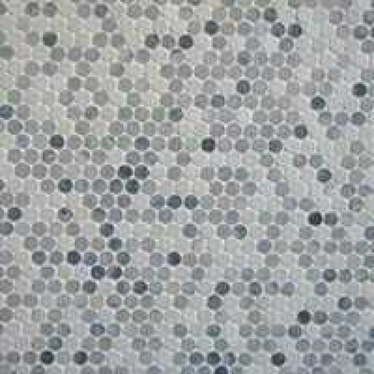 MARBLE PENNY ROUNDS 3/8" MIST 12x12 MOSAIC FULL BOXES 6-8 WKS  .