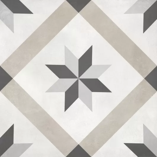 FORM SAND COMPASS DECO 8x8 PORCELAIN  4500-0761-0