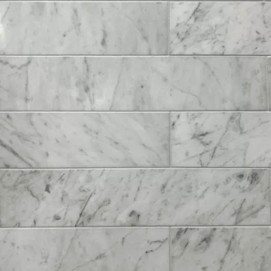 CIOT MARBLE BIANCO CARRARA POLISHED 3x16  .