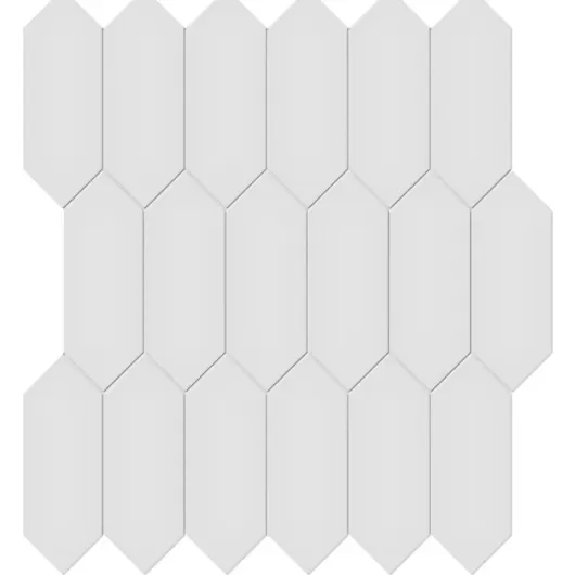 SOHO PICKET GALLERY GREY 2x5 GLOSSY MOSAIC  4501-0482-0