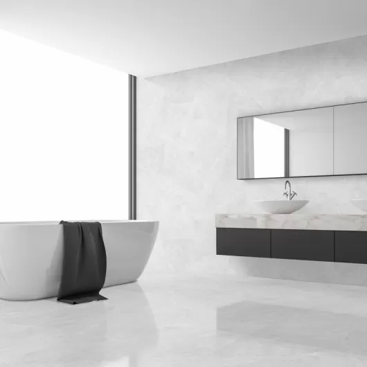 BRESCIA BIANCO 24x48 POLISHED .