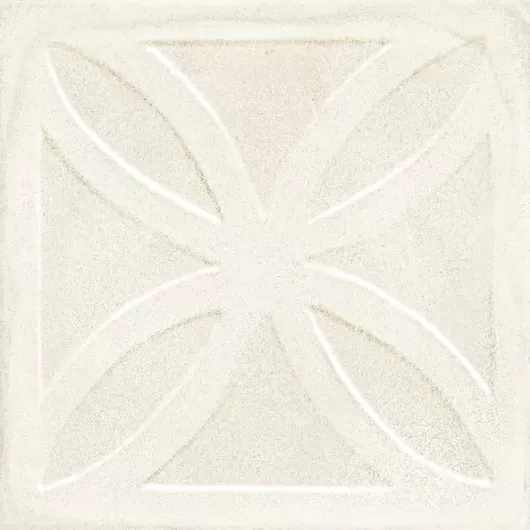 AMURI AVORIO STRUTTURA 3D GELOSIA 8x8 MATTE RC7F
