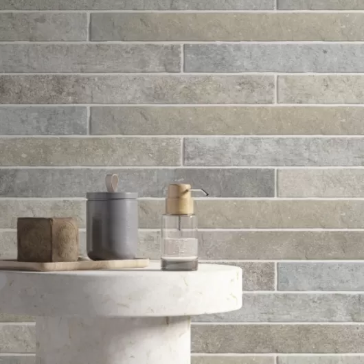 BRIQUES WARM SLATE 2x18 MATTE .