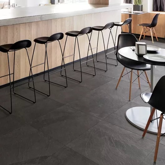 MSLATE BLACK 24x24 MATTE .