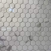 MAYFAIR STATUARIO VENATO HD HEXAGON 1.25x1.25 POLISHED PORCELAIN  4501-0147-1