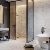 PLATA CARRARA ABISSO 24x48 MATTE  4500-0960-0