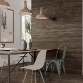 RIBBONWOOD COFFEE 13x40 WALL TILE  .