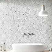 ALLEGRO TERRAZZO MENTA 6x6 HEXAGON MOSAIC 660202
