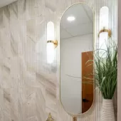 MARS PANEL INWARD ALMOND FROST 6x18 HONED  770220